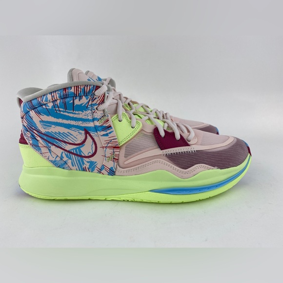 Nike Kyrie Infinity 1 World 1 People Men's Basketball Shoes Sneakers Green Pink - Picture 6 of 12